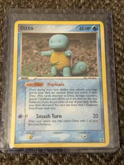 2005 Pokemon Ditto (Squirtle) EX Delta Species 40/113 - Image 1