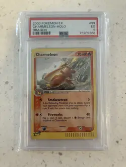2003 Pokemon EX Dragon Charmeleon Holo #99/97 PSA 5 - Image 1