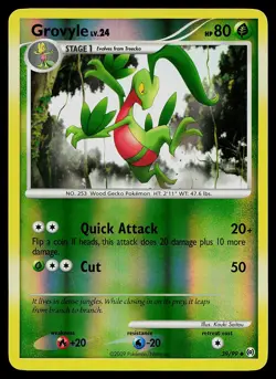 Pokemon Card - Grovyle Arceus 39/99 Uncommon Reverse Holo - Image 1