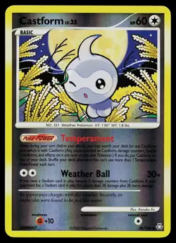 Pokemon Card - Castform Legends Awakened 48/146 Uncommon Reverse Holo - Image 1