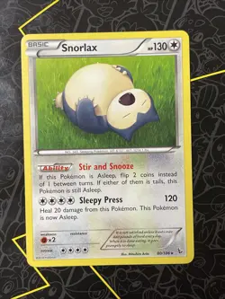 Snorlax 80/106 - Pokemon XY Flashfire Rare Card - Image 1