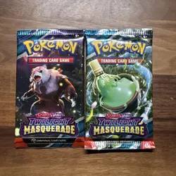 (2) Pokemon Scarlet And Violet Twilight Masquerade Factory Sealed Booster Pack - Image 1