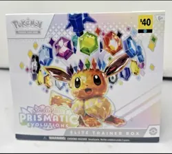 Pokemon Prismatic Evolutions Elite Trainer Box ETB Scarlet Violet Eevee Promo - Image 1