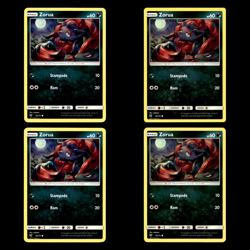 4x Zorua 52 Shining Legends MP Pokemon Buy 10 Get 10 Free | Free Ship - Image 1