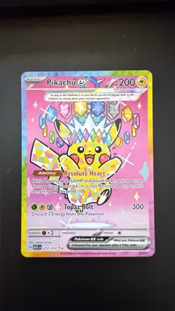 Pokemon Pikachu ex 277/217 SIR - Image 4