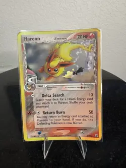 2005 Pokemon EX Delta Species Flareon Holo #5/113 - Image 1