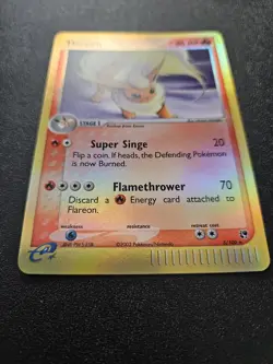 Pokemon EX Sandstorm Flareon Reverse Holo Rare 5/100 PLAYED - Image 2