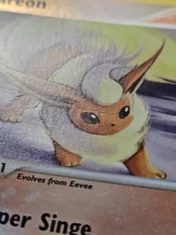 Pokemon EX Sandstorm Flareon Reverse Holo Rare 5/100 PLAYED - Image 5