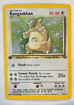 Kangaskhan 1st Edition Pokemon Jungle Holo 5/64 - Image 1