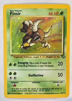 Pinsir 1999 Pokemon Jungle Holo 09/64 - Image 1