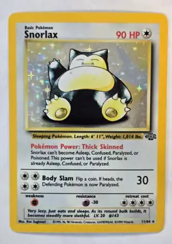 Snorlax 1999 Pokemon Jungle Holo 11/64 - Image 1
