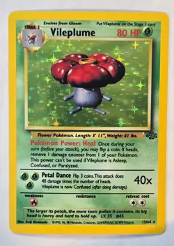 Vileplume 1999 Pokemon Jungle Holo 15/64 - Image 1