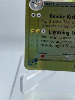 👉 Pokemon TCG Jolteon 6/100 EX Sandstorm Reverse Holo Rare 2003 - Image 5