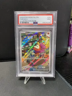 Pokemon Fuecoco Illustration Rare Holo 201/193 Sv02 Paldea Evolved 2023 PSA 9 - Image 1