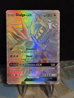 Dialga GX Secret Rare 164/156 - Pokemon SM Ultra Prism Holo GX NM - Image 1