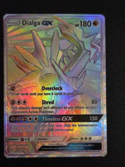 Dialga GX Secret Rare 164/156 - Pokemon SM Ultra Prism Holo GX NM - Image 4