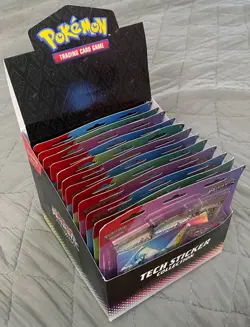 Pokemon Prismatic Evolutions 3 Booster Pack Blister-Tech Sticker Collection x12 - Image 2