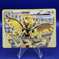 Noctowl BREAK XY136 Pokemon XY Black Star Promo Ultra Rare Holo MP - Image 1