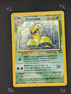 Pokemon TCG Victreebel 14/64 Jungle Holo Rare Vintage WOTC Unlimited (LP/MP) - Image 3