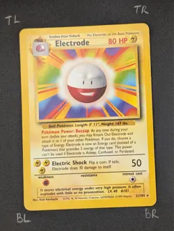 Pokemon TCG Electrode 021/102 Base Set Regular (NM/LP) - Image 3