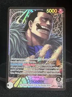 Bandai One Piece Crocodile OP14-079 Leader Special Foil 5000 Power - Image 1