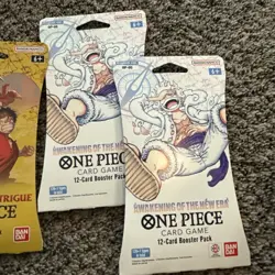 One Piece Sleeved Booster Pack Lot Of 4 (2) Awakening Of The New Era (2) OP-04 - Image 2