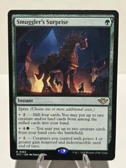 Smuggler's Surprise 180 R Outlaws of Thunder Junction NM MTG - Image 1