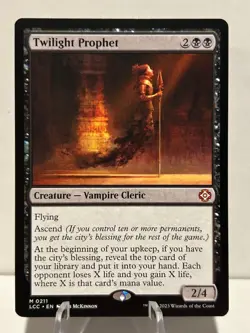 Twilight Prophet 211 M Commander: The Lost Caverns of Ixalan NM MTG - Image 1