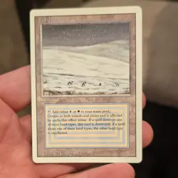 Tundra Revised Edition Regular Rare Land Blue White English Jesper Myrfors - Image 1