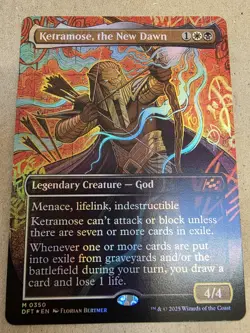 Ketramose, the New Dawn - Foil (Borderless) Aetherdrift - Mtg - Image 1