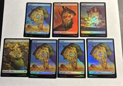 Swamp 0255 Plains 0253 Mountain 0256, 3 Islands 0254 Island 0311 Surge Foil TMNT - Image 1