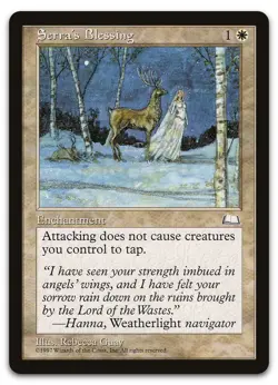 Serra's Blessing (NM) Weatherlight WTH Magic MTG - Image 1