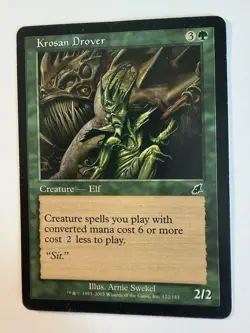 MTG Magic the Gathering Krosan Drover (122/143) Scourge LP - Image 1
