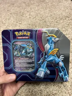 Pokemon Trading Card Games Paradox Destinies Iron Crown ex Tin - 5 Packs Sealed - Image 2