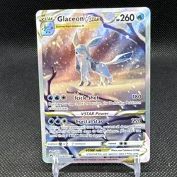 Pokemon Glaceon VSTAR Ultra Rare Full Art Holo 260 HP GG40/GG70 Crown Zenith - Image 1