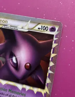 2010 POKEMON HG&SS UNDAUNTED ESPEON PRIME 81/90 ULTRA RARE HOLO FOIL - Image 3