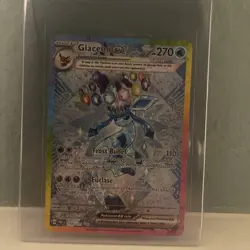 Pokemon TCG Prismatic Evolutions Glaceon EX Card 150/131 SIR/ALT - Image 1