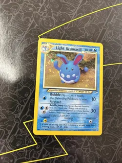 Pokemon Neo Destiny Holo Rare Vintage TCG Foil Light Azumarill 13/105 WotC - Image 1