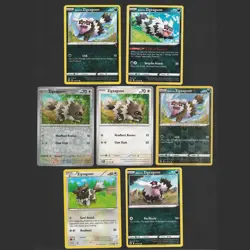 Zigzagoon Pokemon Card Collection Set of 7 English Cards LP - Image 1