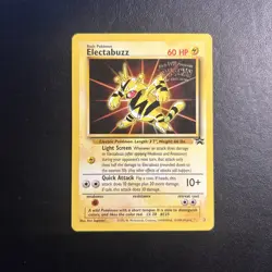 Electabuzz 2 Black Star Movie Promo Pokemon Card Regular Rare Lightly Played LP - Image 1