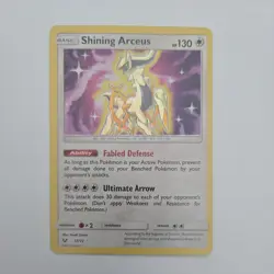 Pokemon TCG Shining Arceus Holo Card 57/73 Legends Series - Image 1
