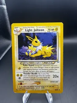 2000 Pokemon Light Jolteon 48/105 Neo Destiny Uncommon Unlimited Regular English - Image 1