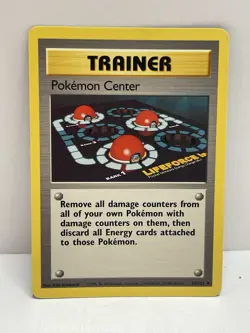 Pokemon TCG WOTC VTG MP Pokemon Center 085/102 Base Set Regular - Image 1