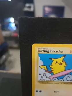 Pokemon Surfing Pikachu #28 Black Star Promo Vintage MP+ WOTC Ct5 - Image 2