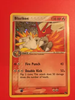 Blaziken 1/17 Holo Rare POP Series 1 Pokemon Card - Image 1