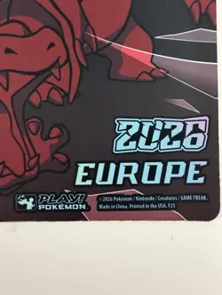 Pokemon EUIC 2026 Mega Charizard X Playmat + Deck Box + Sleeves Competitor - Image 4