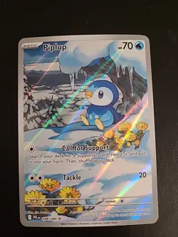 Piplup - 098/094 - Illustration Rare - Phantasmal Flames Holo - Pokemon TCG NM - Image 1