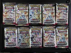 Pokemon TCG Prismatic Evolutions Sealed Booster Packs - Lot Of 10 🚨 - Image 1
