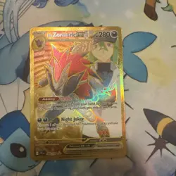 Pokemon TCG Journey Together NS Zoroark EX Gold Rare Card 189/159 - Image 1
