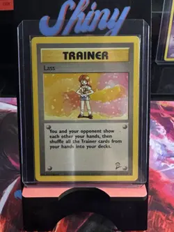 Pokemon TCG Base Set 2 Lass Trainer #104/130 Regular Rare - Image 1